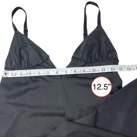 Vintage Glydons Maxi Slip Dress Womens 32 USA Hollywood Babydoll Goth Witchy Y2K - Picture 12 of 16